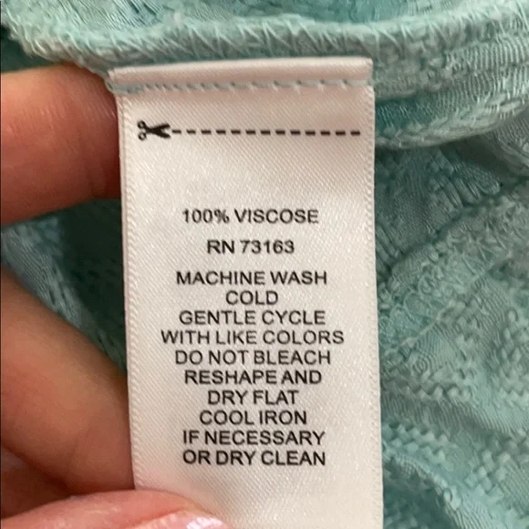 ⭐️🌸Melissa Paige aqua shores sleeveless top S NWT - Picture 7 of 8